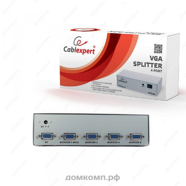 Разветвитель VGA Cablexpert GVS-124 недорого. домкомп.рф